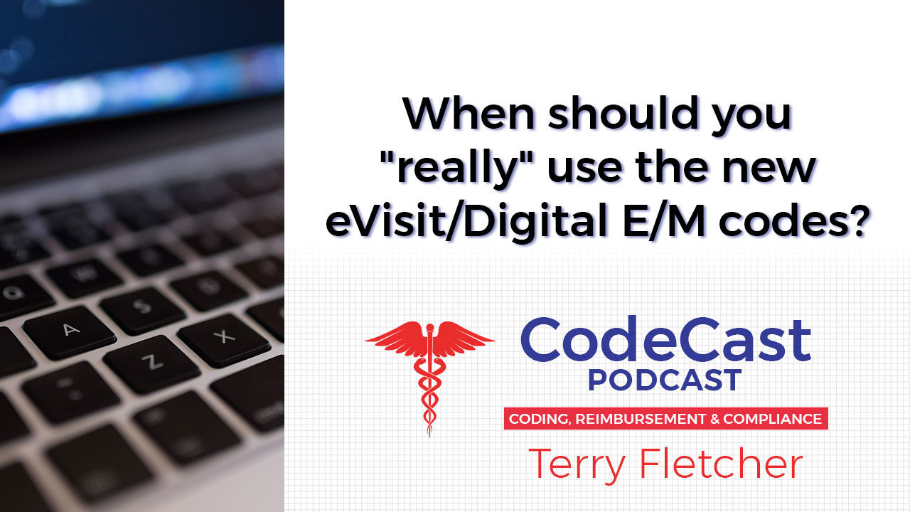 When should you "really" use the new eVisit/Digital E/M codes?