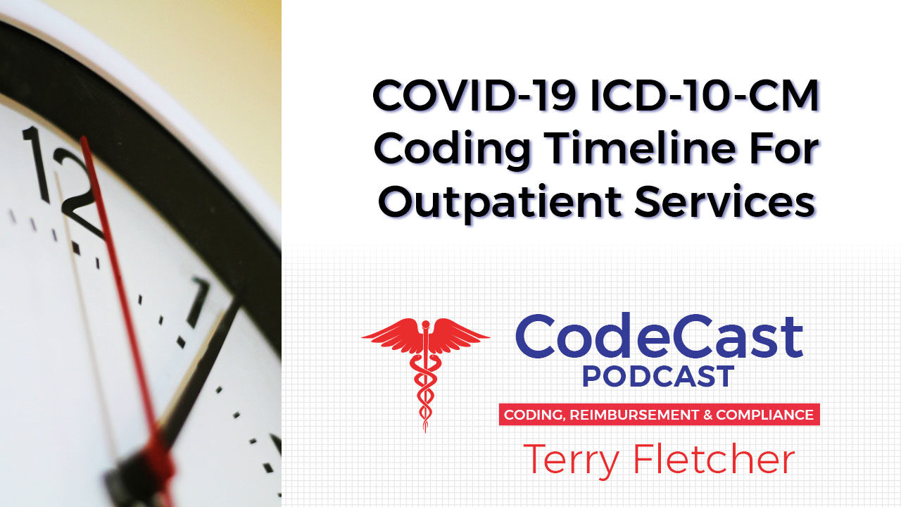 COVID-19 ICD-10-CM Coding Timeline For Outpatient Services