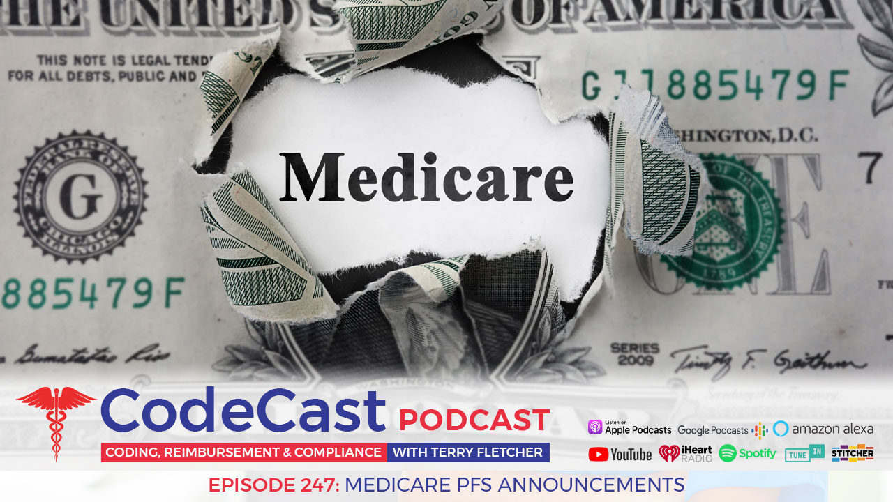 Medicare PFS Announcements