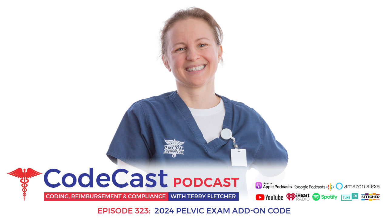 2024 Pelvic Exam Add-On Code